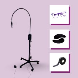   OrgaMo Chance - UV LED lamp (Professional safety glasses + Silicone eye pad + Black UV protective foam patch + UV Webinar)
