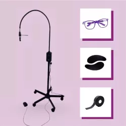   OrgaMo Chance - UV LED lamp (Professional safety glasses + Silicone eye pad + Black UV protective foam patch + UV Webinar)
