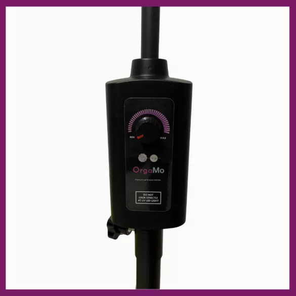 OrgaMo Chance - UV LED lamp (Professional safety glasses + Silicone eye pad + Black UV protective foam patch + UV Webinar)