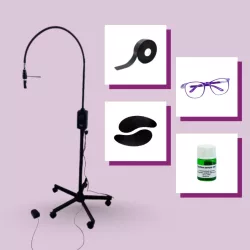   OrgaMo Chance UV LED lamp + UV filter glasses + EyeCare serum (2 ml)