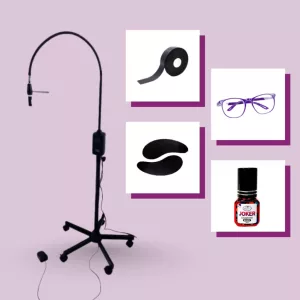OrgaMo Chance UV LED lamp + UV filter glasses + OrgaMo UV glue