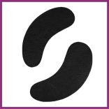 Gel eye pad - lint-free Purple