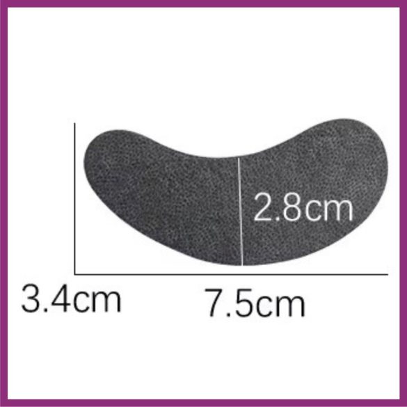 Gel eye pad - lint-free Purple