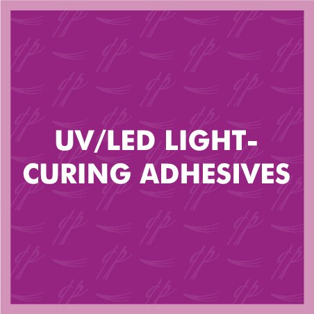 UV/LED light curing adhesives
